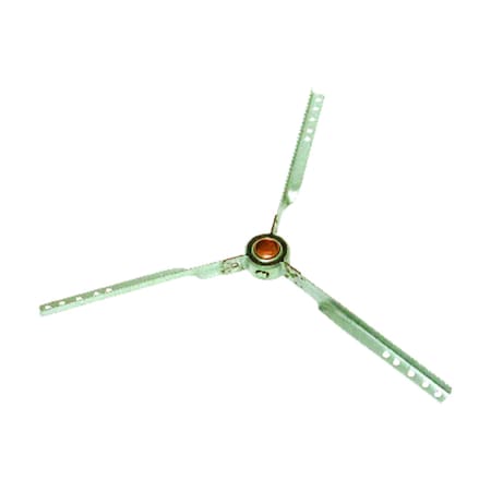 B & K Dial 17 in. H X 17-1/2 in. W Silver Steel Ball Bearing and Cushion 6684